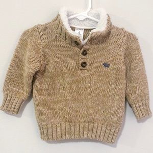 Carters Boys Sweater with Fur collar